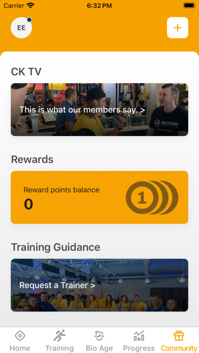 CK Fitness Screenshot