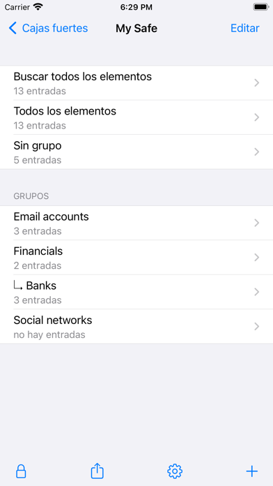 pwSafe 2 - Password Safe App Store preview screenshot 1