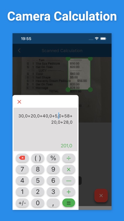 Calculator with History & Note