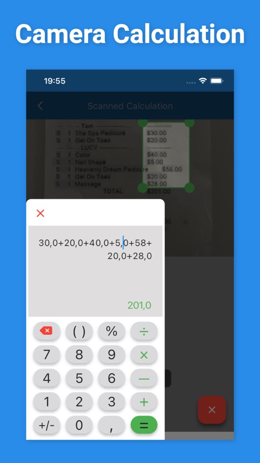 #2. Calculator with History & Note (iOS) 게시자: WondaPro Co., Ltd