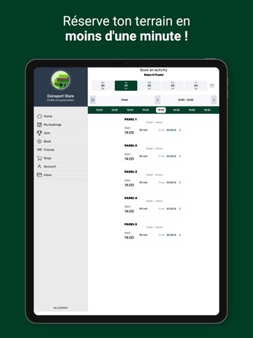 Make It Padel iPad screenshot