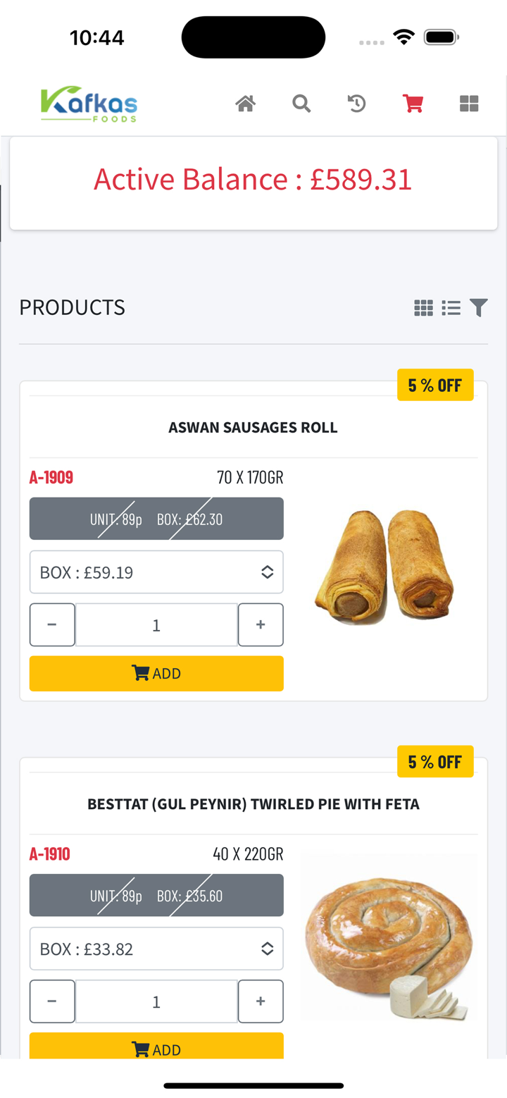 Kafkas Foods Ltd screenshot 2