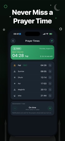 Namaz: Athan Times & Qibla iPhone screenshot