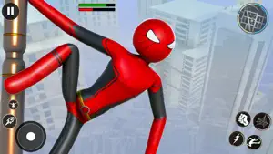 Stickman Spider Rope Hero Game screenshot 1