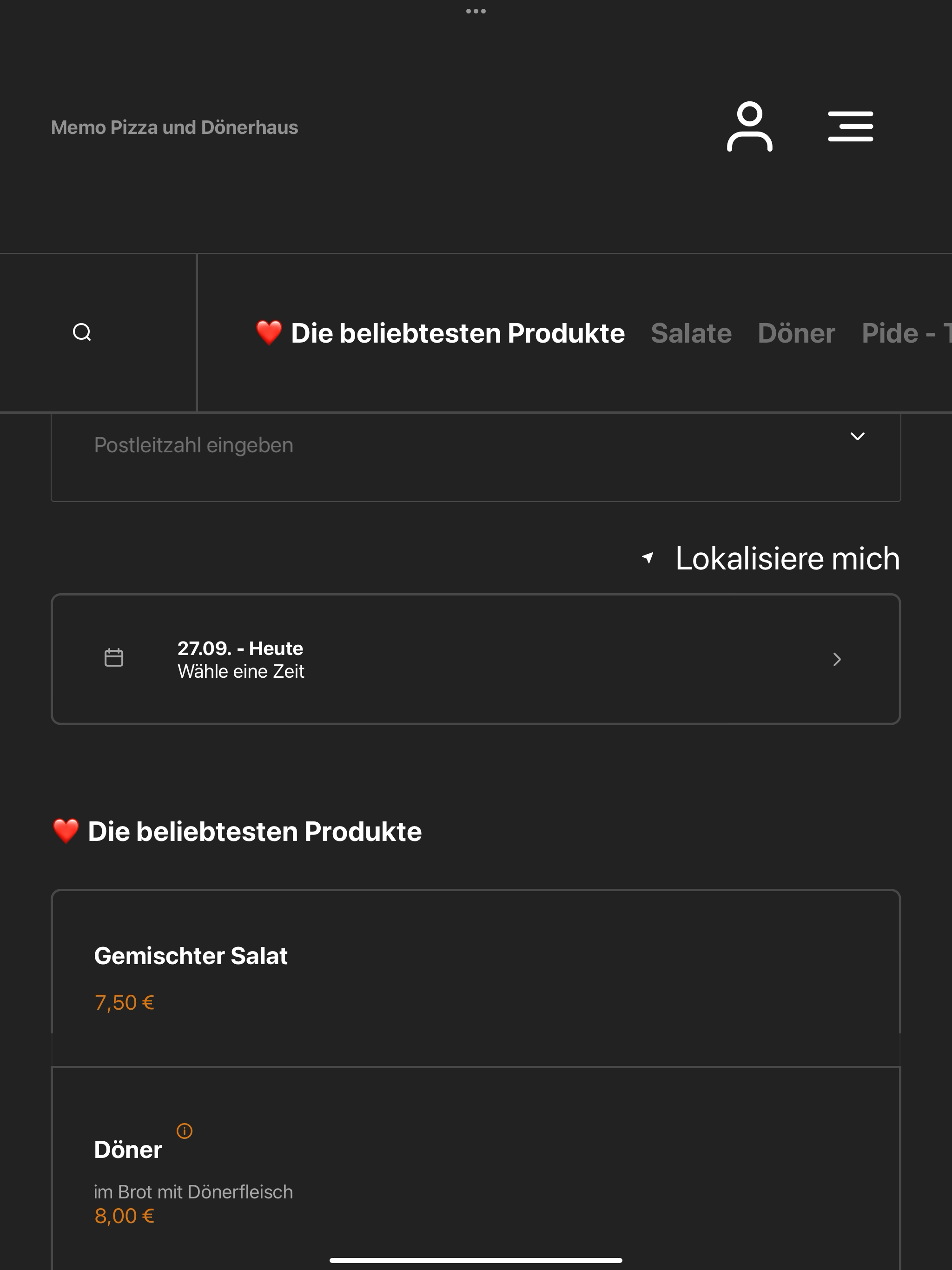 Memo Pizza und Dönerhaus
