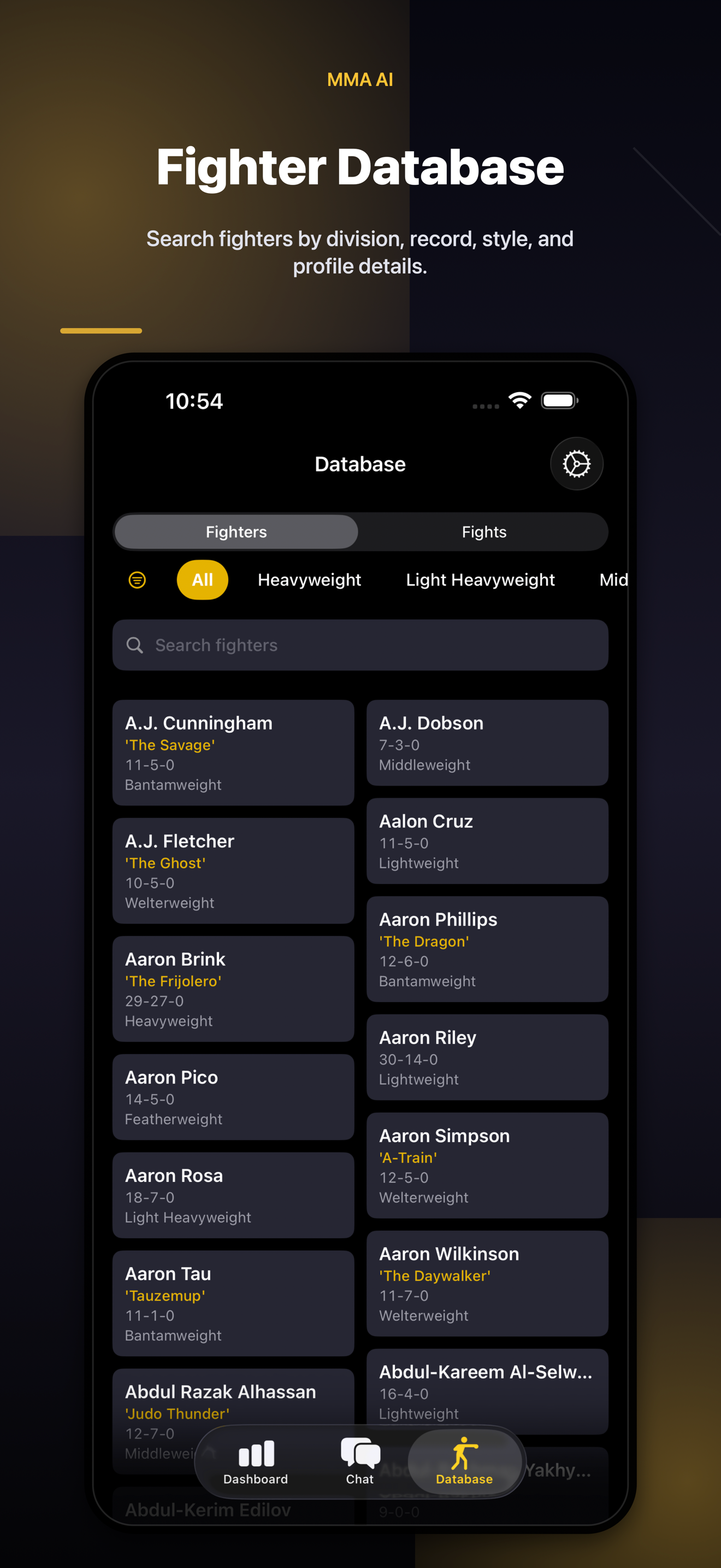 MMA AI screenshot 3