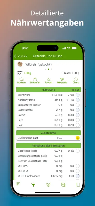 Nährwertcheck – Gesund essen screenshot 9 of 10