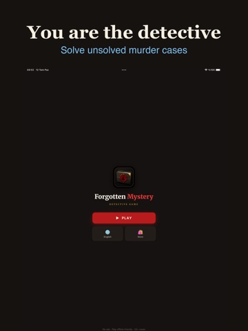 Forgotten Mystery: Murder Case iPad screenshot