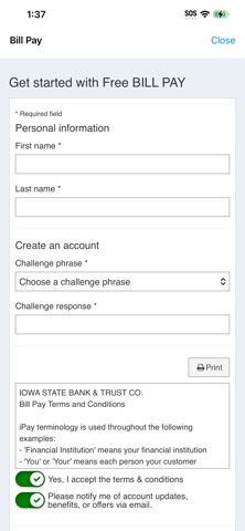 App screenshot