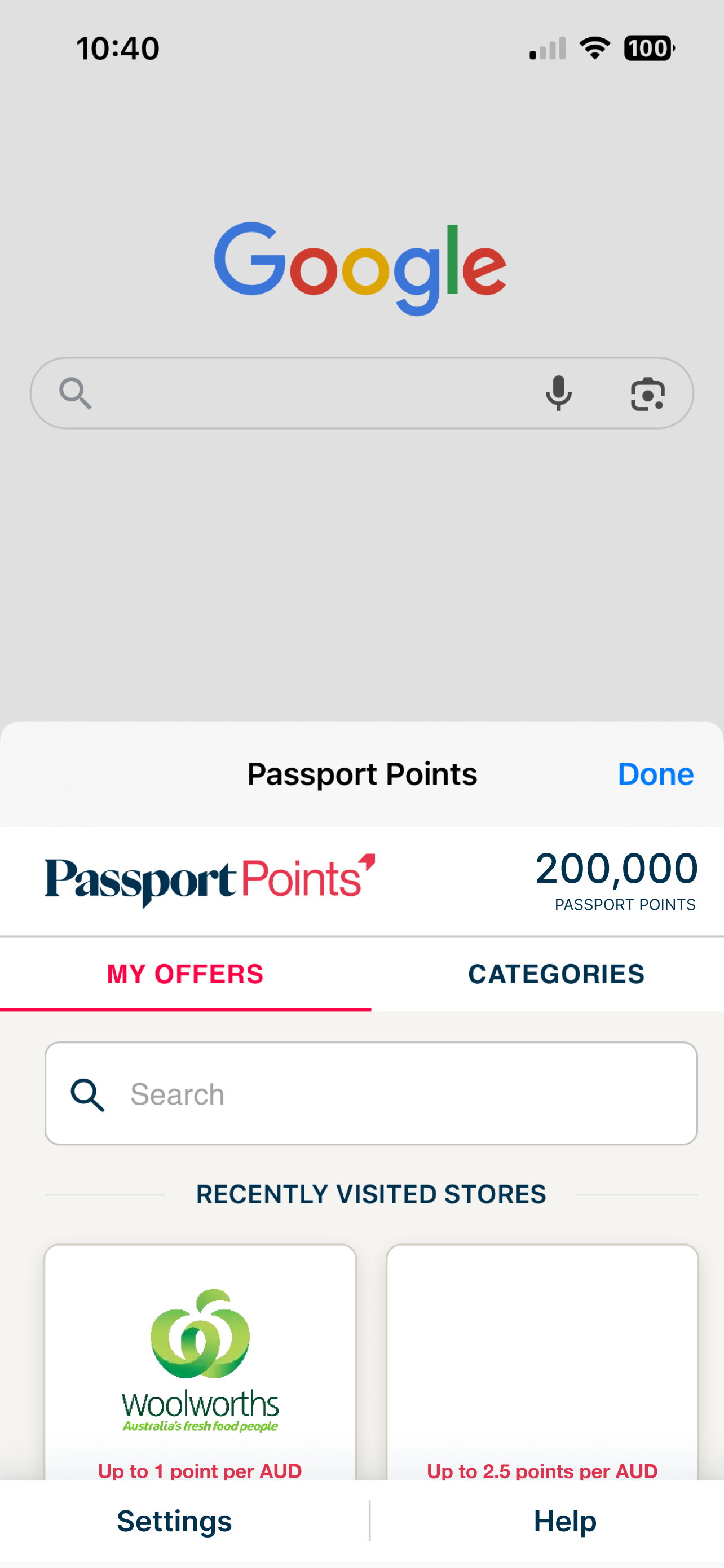 Passport Points screenshot 3