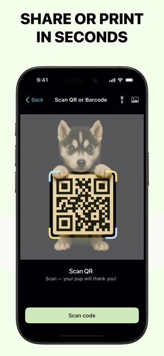 QR Code Reader & Generator · Screenshot 5 of 6