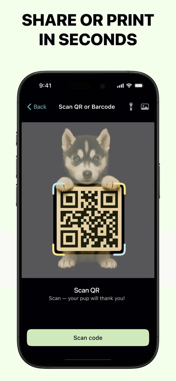 #5. QR Code Reader & Generator · (iOS) Podle: Sofia Aquino