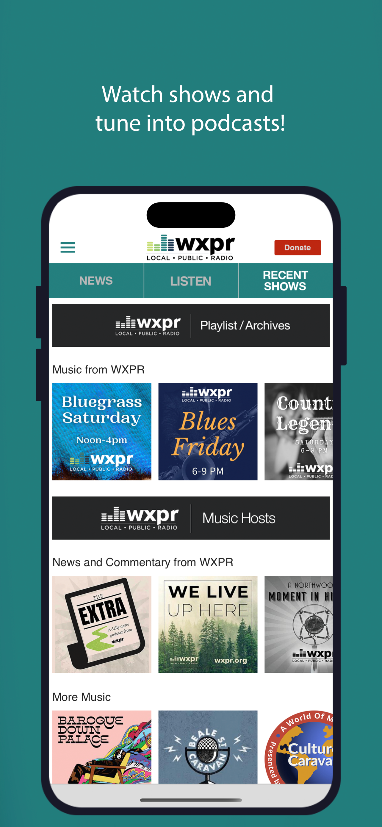 WXPR screenshot 4