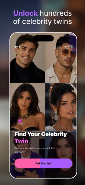 Celebrity look alike: Twinly screenshot 1