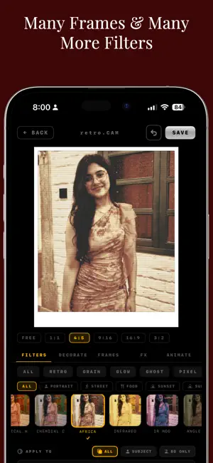 retro.CAM: Photo Editor & FX screenshot 1