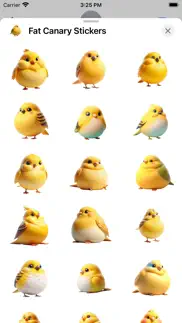 fat canary stickers iphone screenshot 1