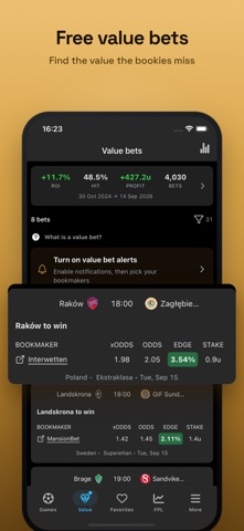 Fine Line Soccer Predictions Screenshot 1 of 7