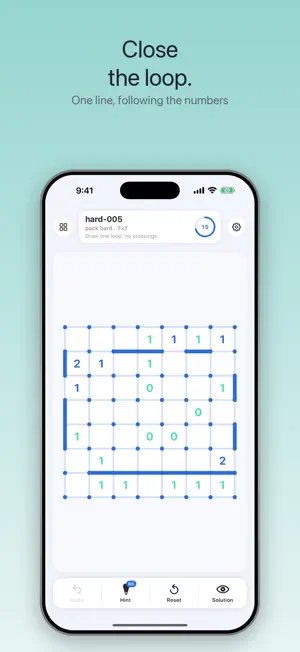 Slitherlink Loop - Slinkora screenshot 2