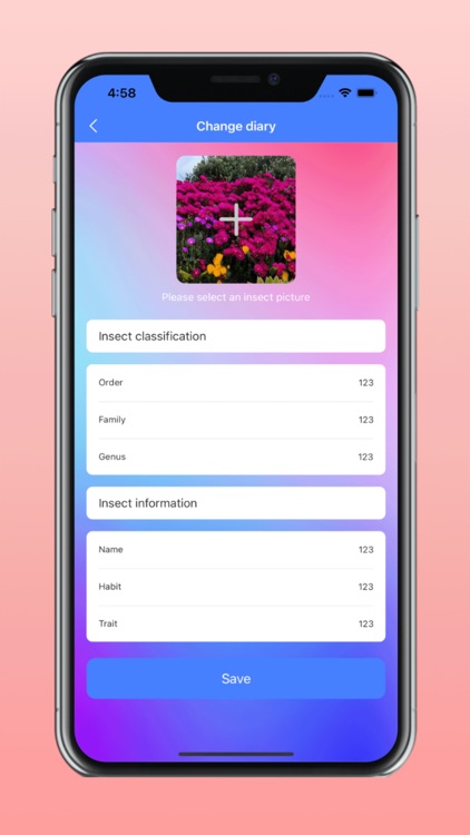 Insect recording assistant