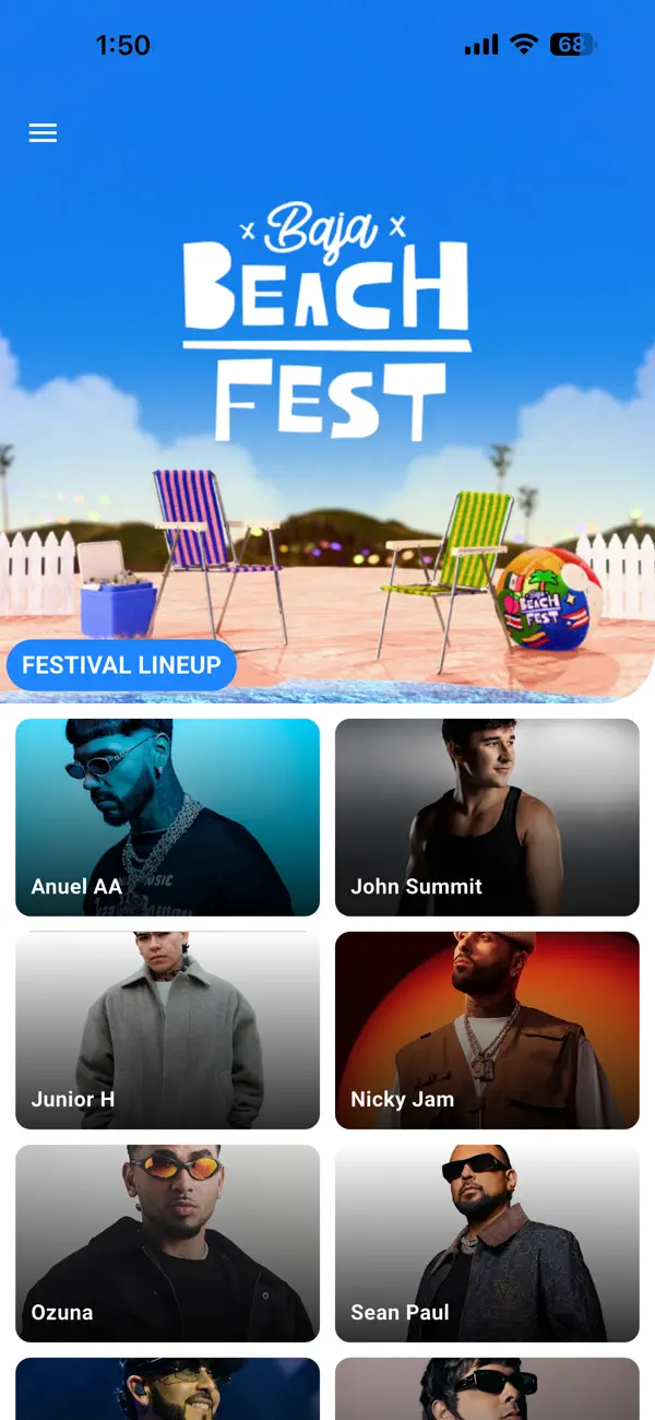 Screenshot #1 pour Baja Beach Festival