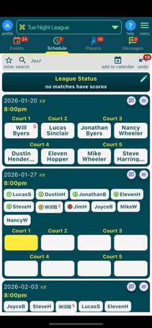 My Tennis Contract screenshot