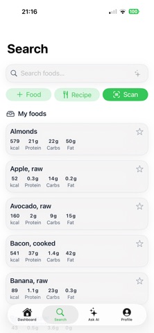 CalBud - Calorie Tracker Screenshot 5 of 5