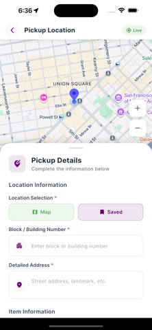 PicknDeliver screenshot