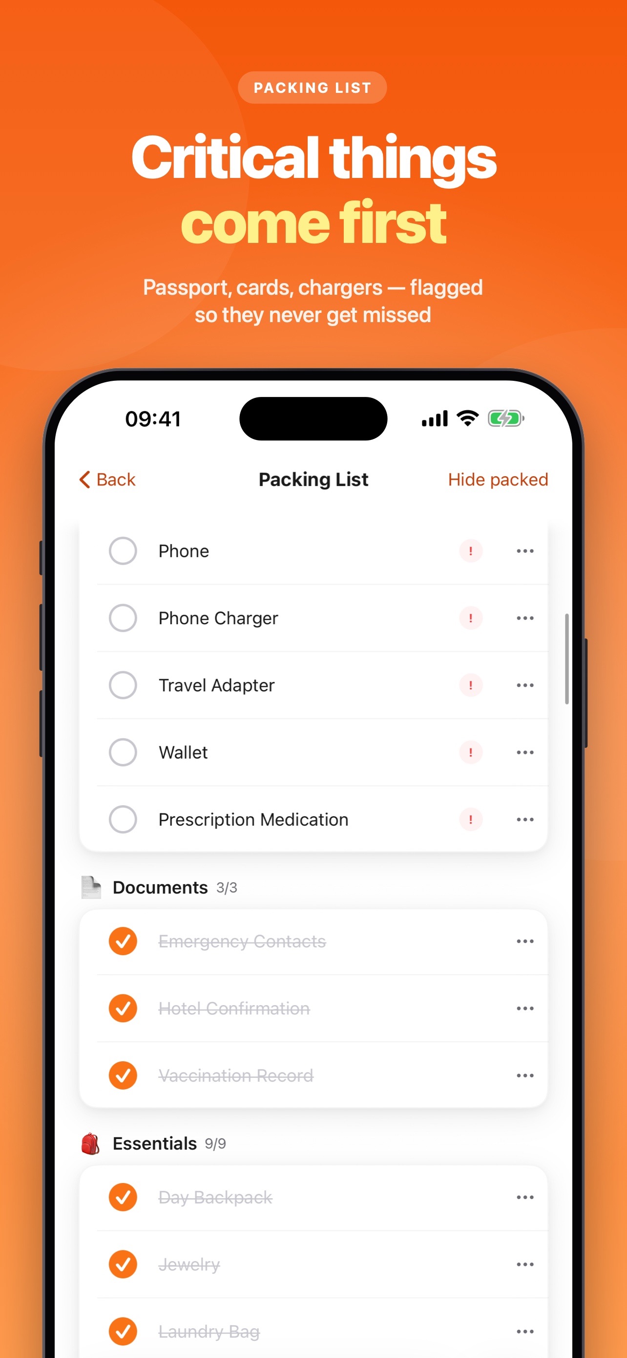 Screenshot 7 of PackZen: Packing List & Trips