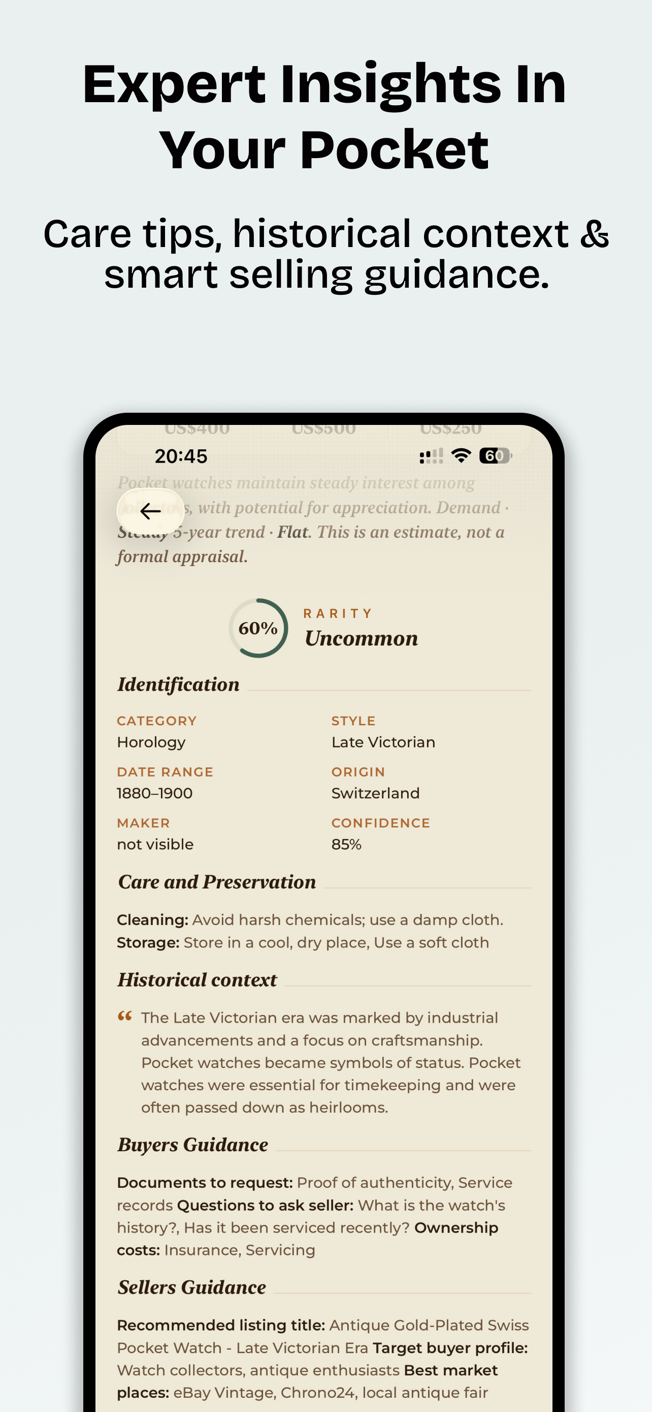 Antique Identifier: Curator screenshot 5