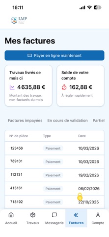 LABORATOIRE MONDIAL PROTHESE screenshot