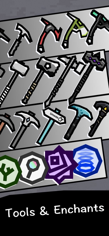 Idle Minertia - Mine & Forge screenshot 1
