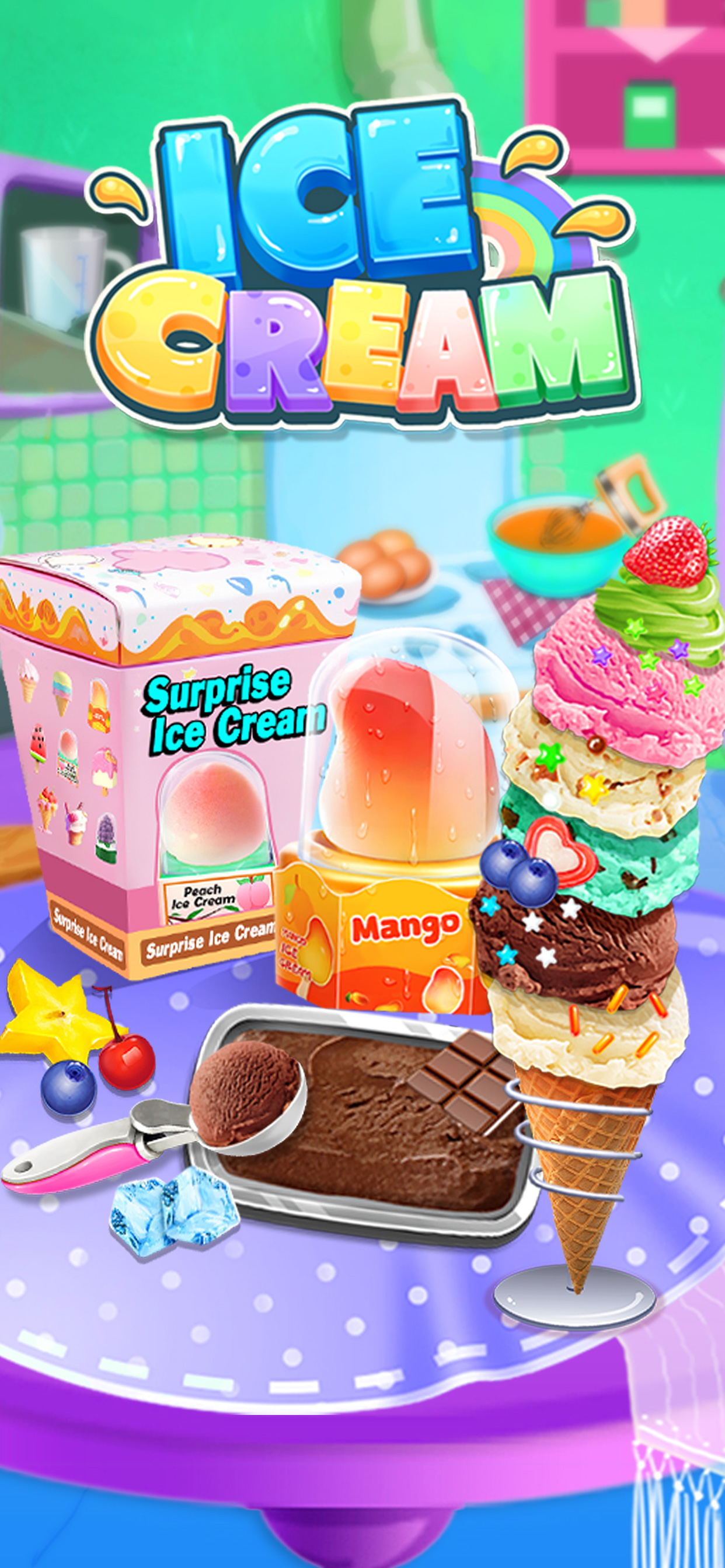 Frozen Ice Cream Shop