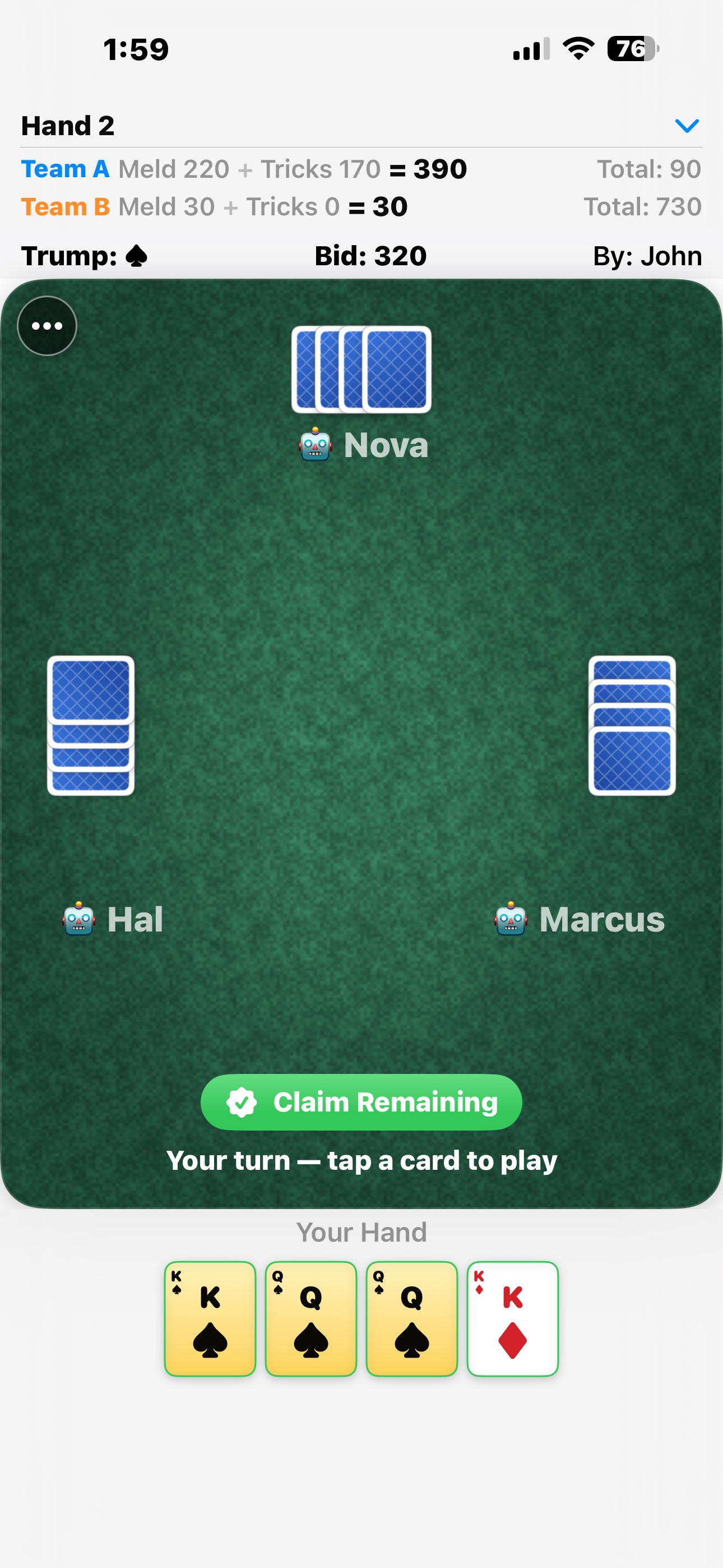 Screenshot 8 of Pinochle Night