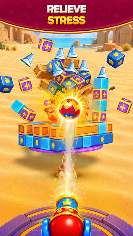 Royal Smash! - Physics Puzzle screenshot 4