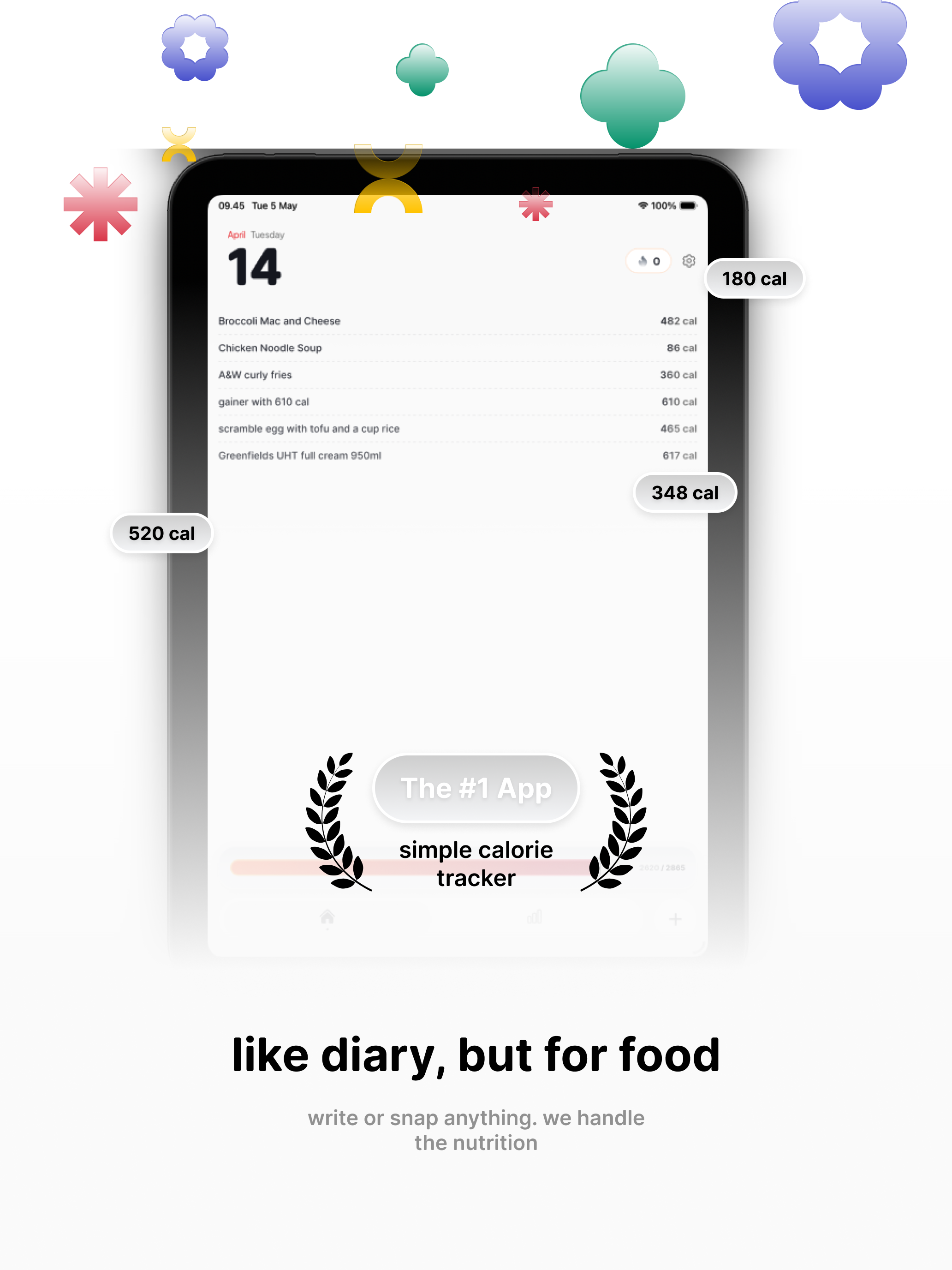 Morie – Your Calorie Diary