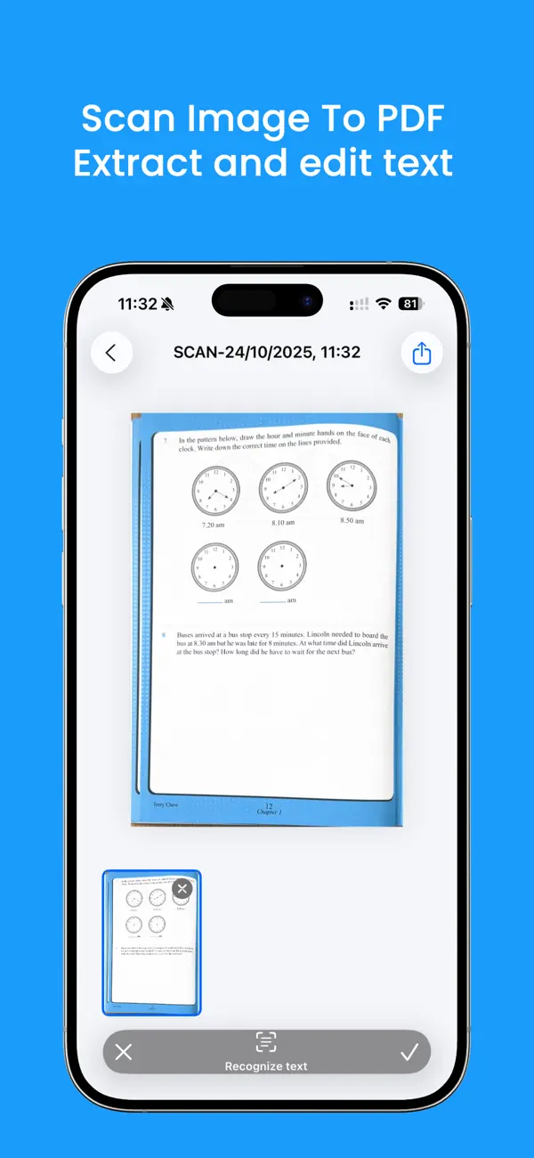 Screenshot #3 pour Mobile Fast Scanner Image PDF