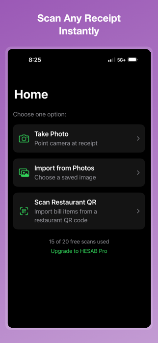 Bill Splitter - HesabApp Screenshot 1 of 5
