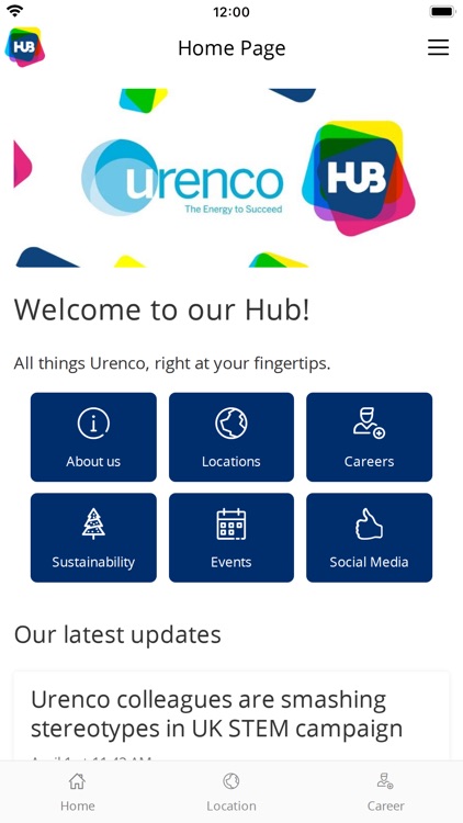 Urenco Hub app