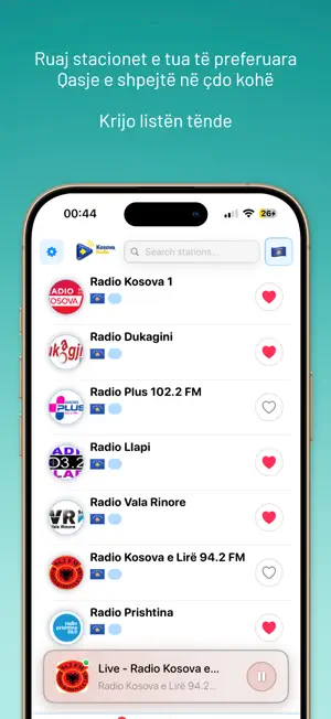Radio Kosova: Live FM screenshot 4