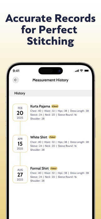My Tailor App Screenshot 4 of 5