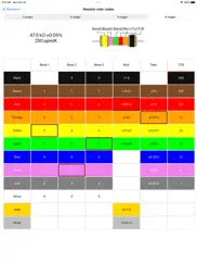 electronic circuits calc pro iPad Captures Décran 2