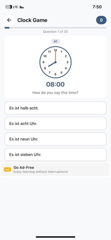 Easy Deutsch app screenshot