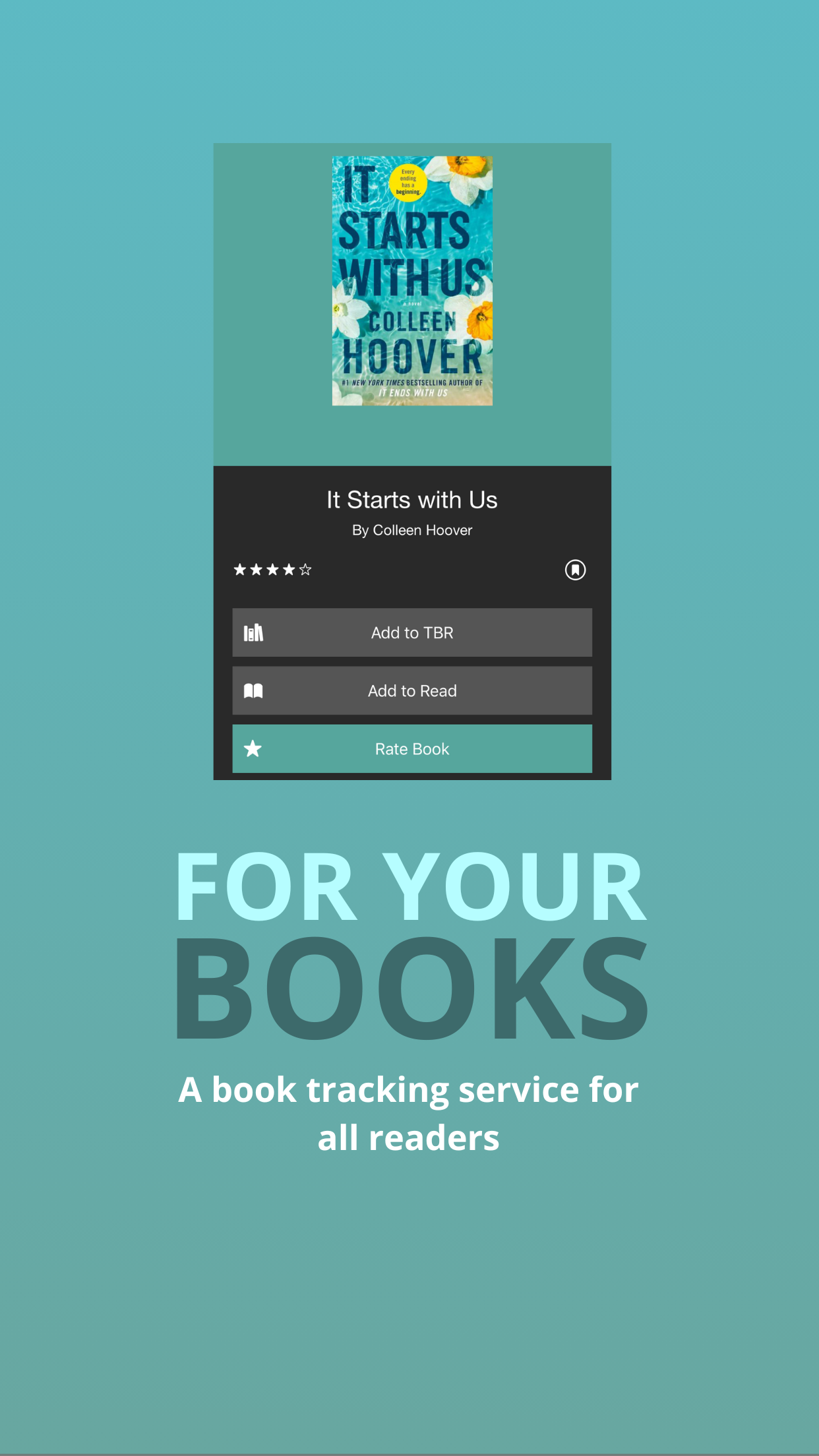 TBR - Bookshelf screenshot 1