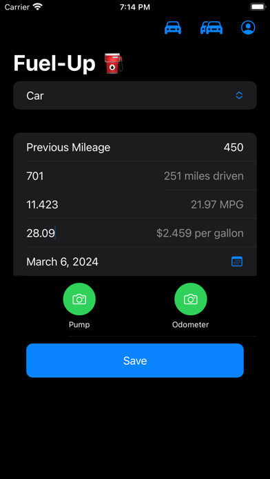 Screenshot 2 of Fuel Pup App