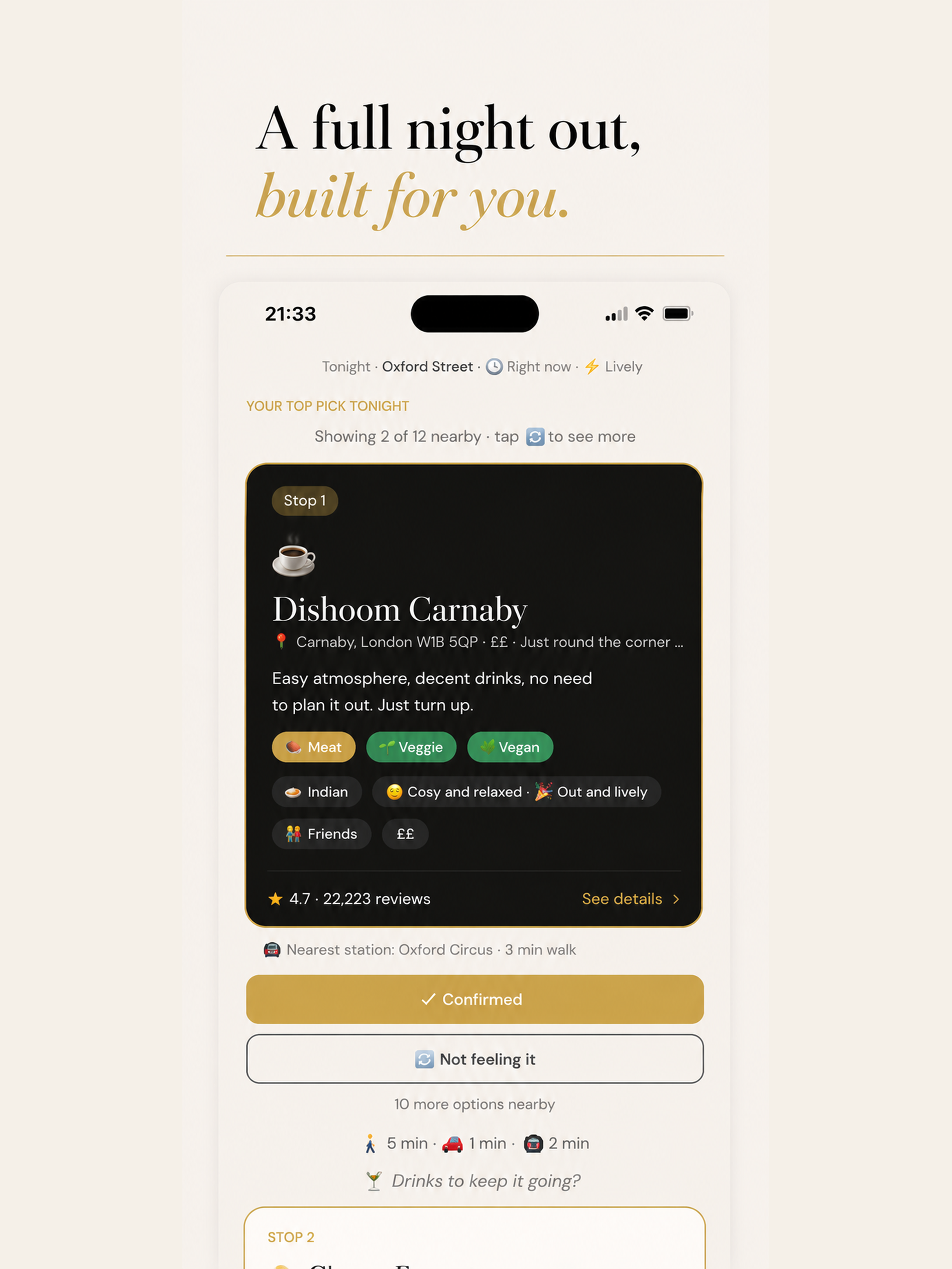 MyGoTo: Your Night, Sorted screenshot 8