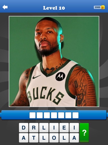 Whos the Player Basketball App iPad screenshot