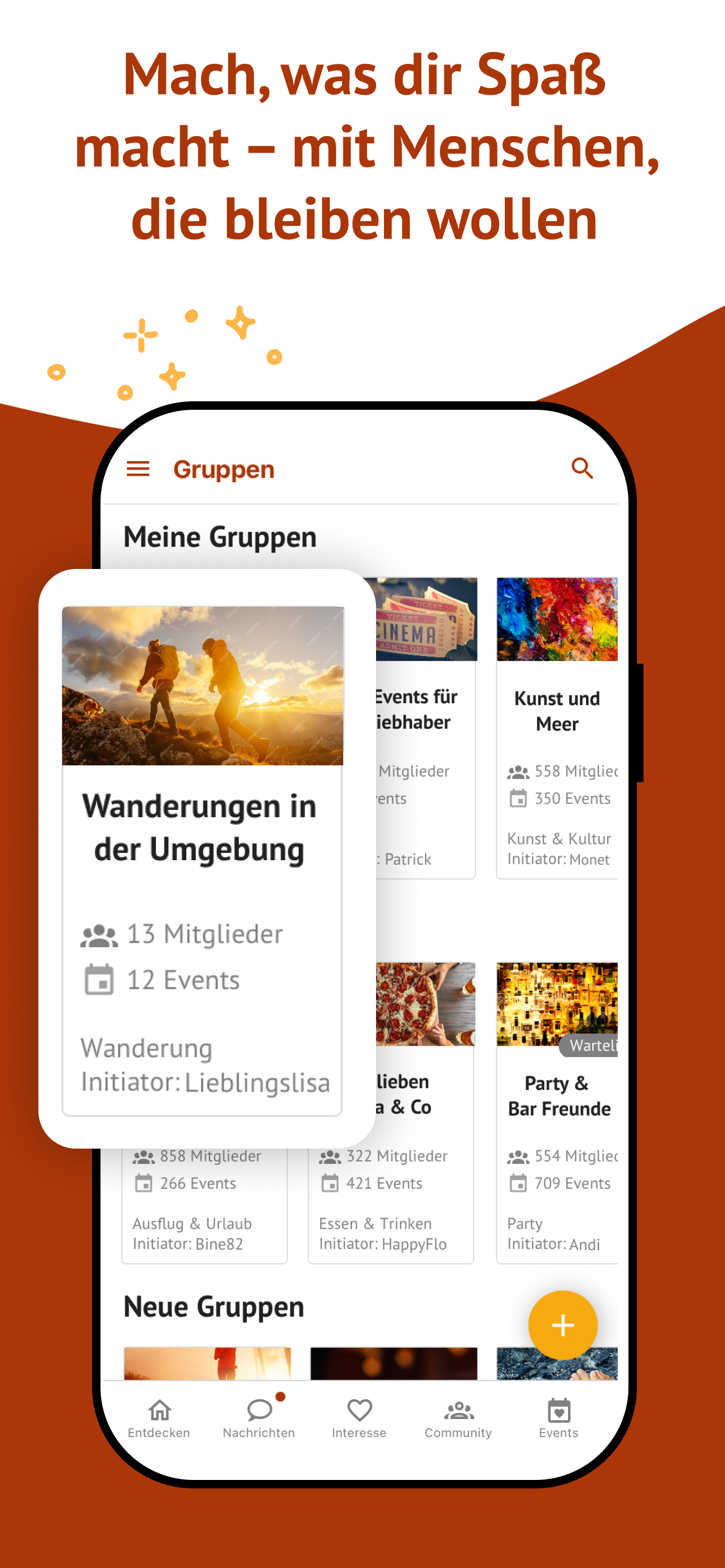 Funkenflug Dating App & Events
