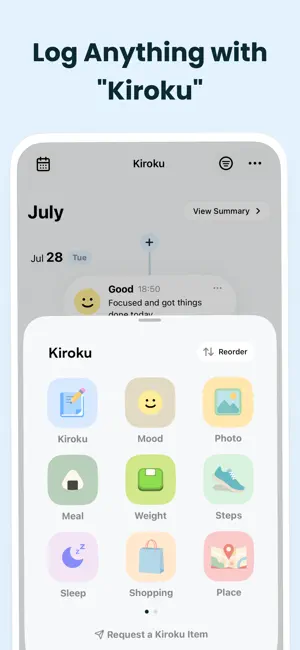 Kiroku: Lifelog & Photo Diary screenshot 3