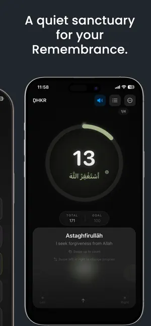 DHKR — Remembrance & Adhkar screenshot 2