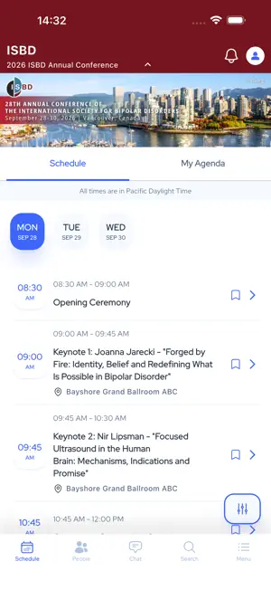 ISBD Conference screenshot 1